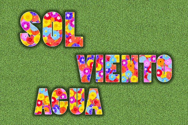 The Spanish words Sol