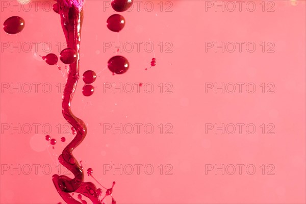 Abstract liquid slime pink surface