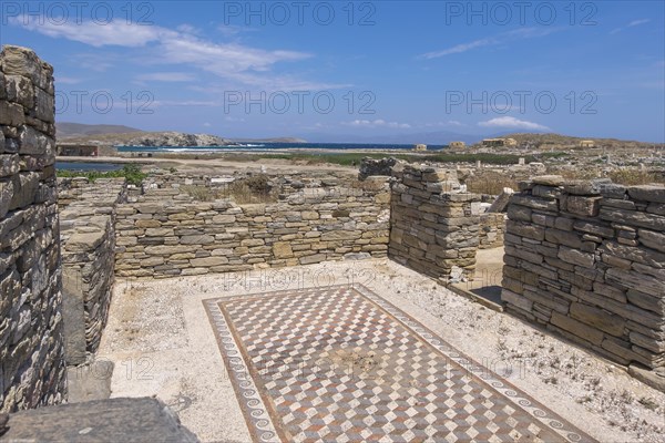 Mosaic floor of the ancient city of Delos