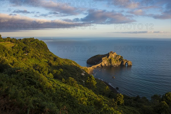 Chapel on an island and cliff