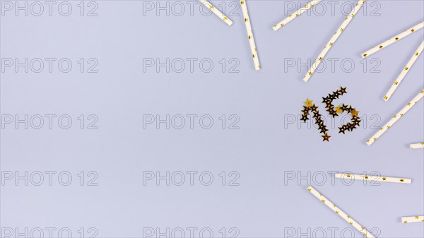 Quinceanera arrangement with copy space