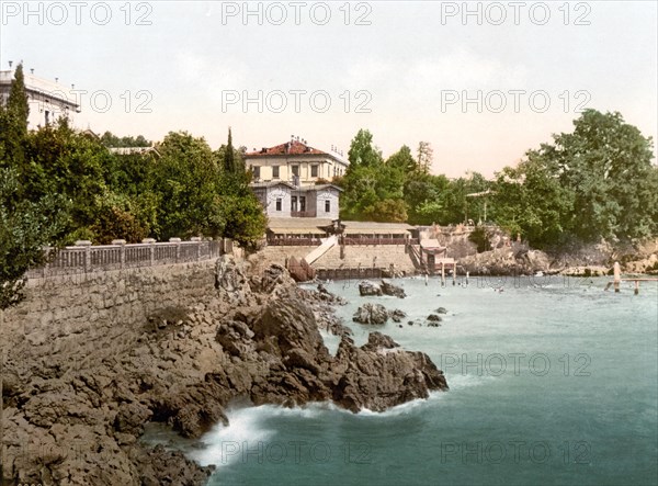 The Baths near the lake of Abbazia