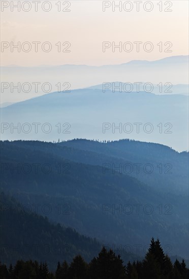 Mountain silhouette