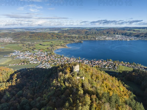 Aerial view of Lake Constance