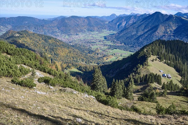 Mangfall mountains with Rottach-Egern