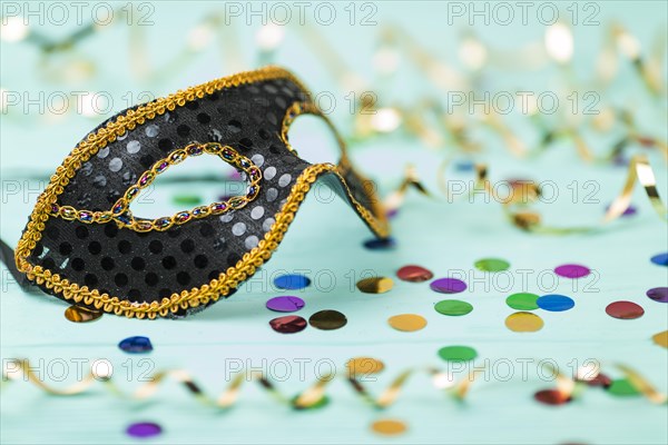 Carnival mask with decoration