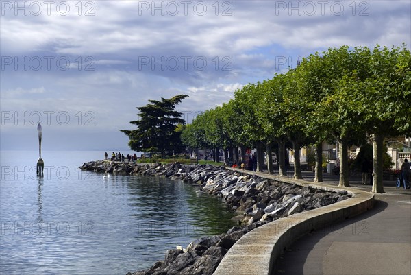 Vevey on Lake Geneva