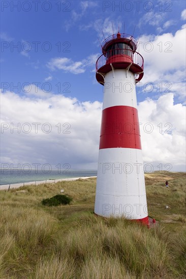 Lighthouse with blue sky at Ellenbogen