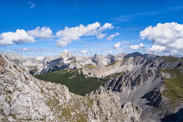 Karwendel view from the Hafelekar