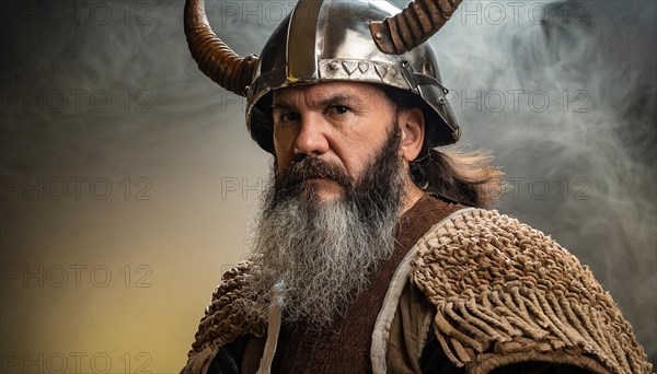 Portrait of an old Viking