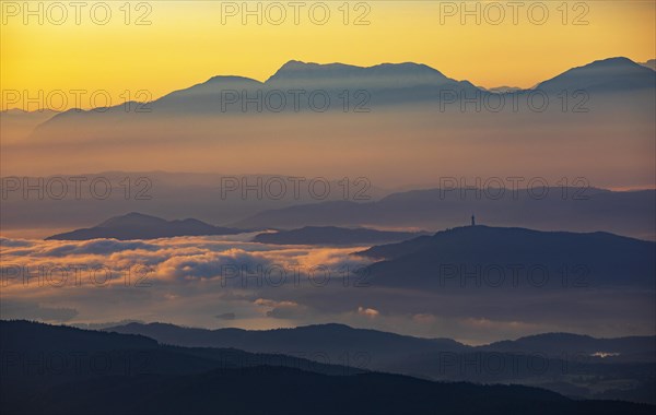 Mountain silhouette