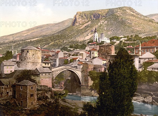The Romer Bridge at Mostar