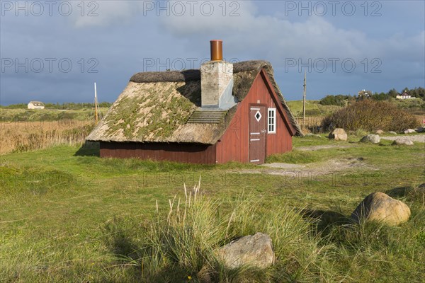 Fisherman's cottage at the former fairway to Ringkobingfjord