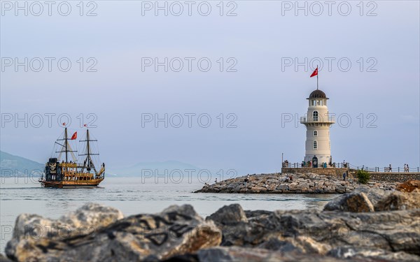 Lighthouse and Marina in Alanya