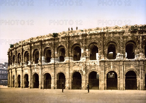 Arenes de Nimes is a Roman amphitheatre