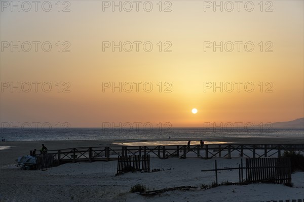 Sunset by the sea