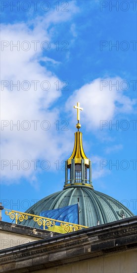 View of the television tower and the dome of Berlin Cathedral