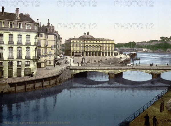 Bridge over the river Adour