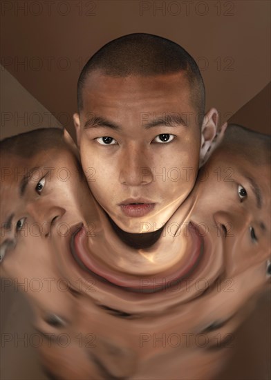Portrait man with distortion image 2
