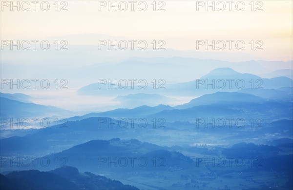 Mountain silhouette