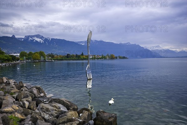 Vevey on Lake Geneva