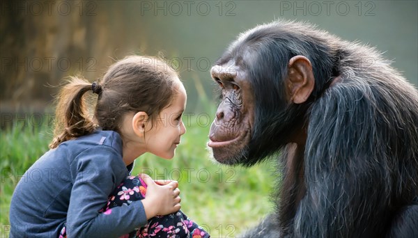 A young girl