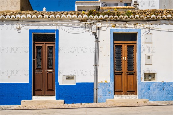 Awesome view of portuguese traditional houses