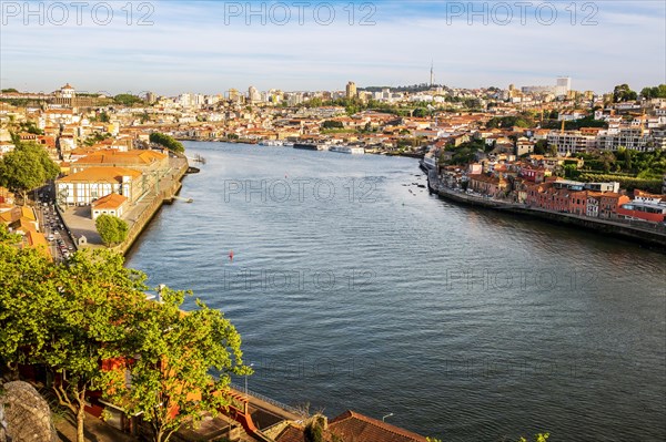 Great view of Porto or Oporto the second largest city in Portugal