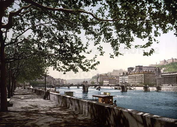 The quay of the Saone