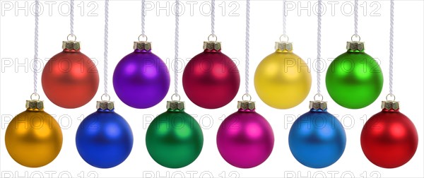 Christmas Christmas baubles Christmas season Advent baubles decoration hanging cut-out isolated cut-out in Stuttgart