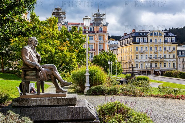 Goethe monument in the spa area