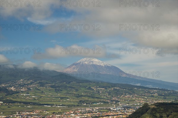 Panorama from Mirador de Jardina to San Cristobal de La Laguna