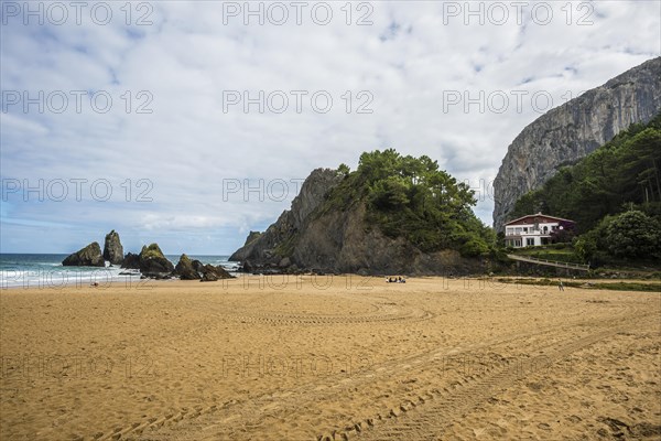 Beach and cliffs