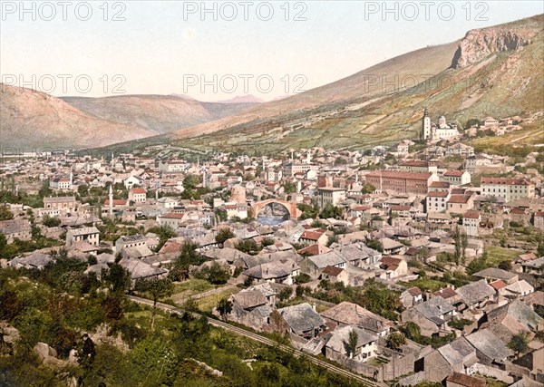 General view of Mostar