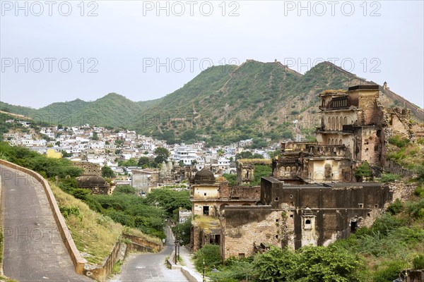 Top view from Amer fort also known as Amber fort