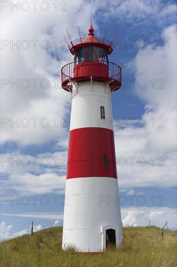 Lighthouse with blue sky at Ellenbogen