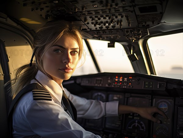 A young woman with blonde hair