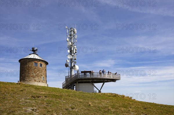 German tower and viewing platform on the Kanzelhoehe