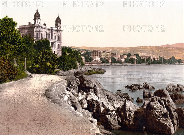 The beach promenade of Abbazia