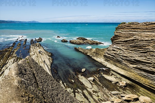 Flysch rock formation