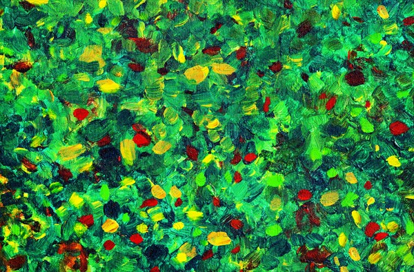 Colourful painted acrylic background
