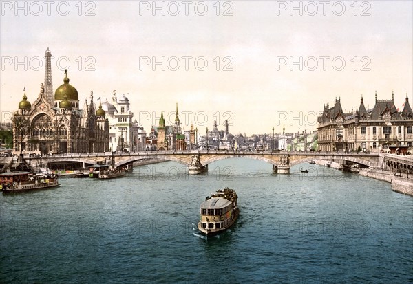 The Pavilions of the Nations and Perspective of the Bridges