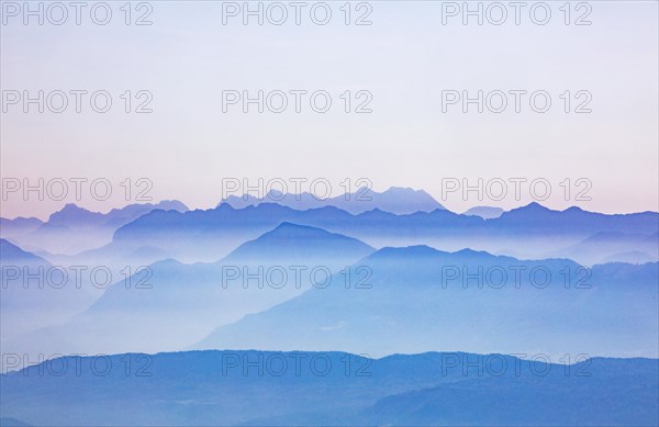 Mountain silhouette