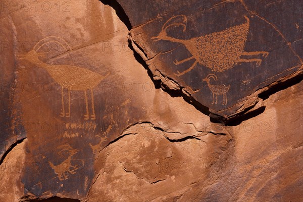 Petroglyph-Indian stone carving