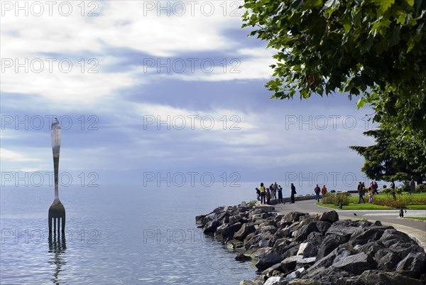 Vevey on Lake Geneva