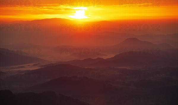 Mountain silhouette