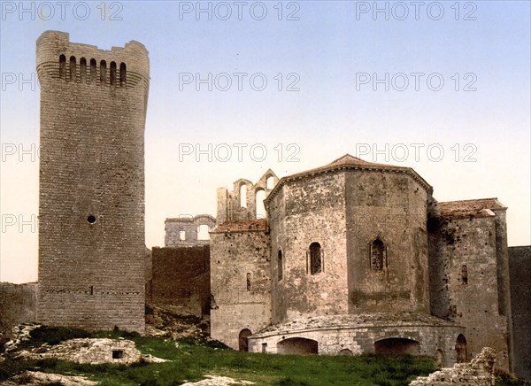 Montmajour is a former abbey in the Bouches-du-Rhone department