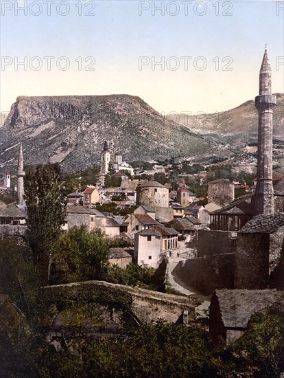 The Muhlen Bridge at Mostar