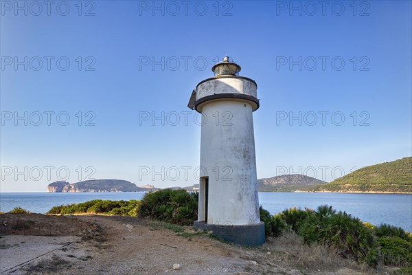 Porto Conte lighthouse with view of Capo Caccia headland