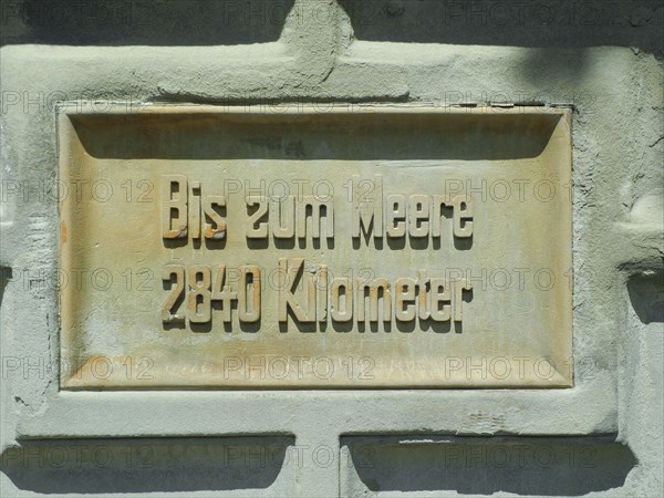 Stone tablet Donauquelle